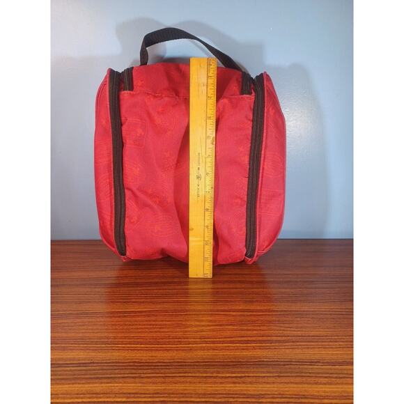 Disney Red Mickey Mouse Cooler Lunch Bag Family Size Multi Compartment Pockets - Picture 10 of 13